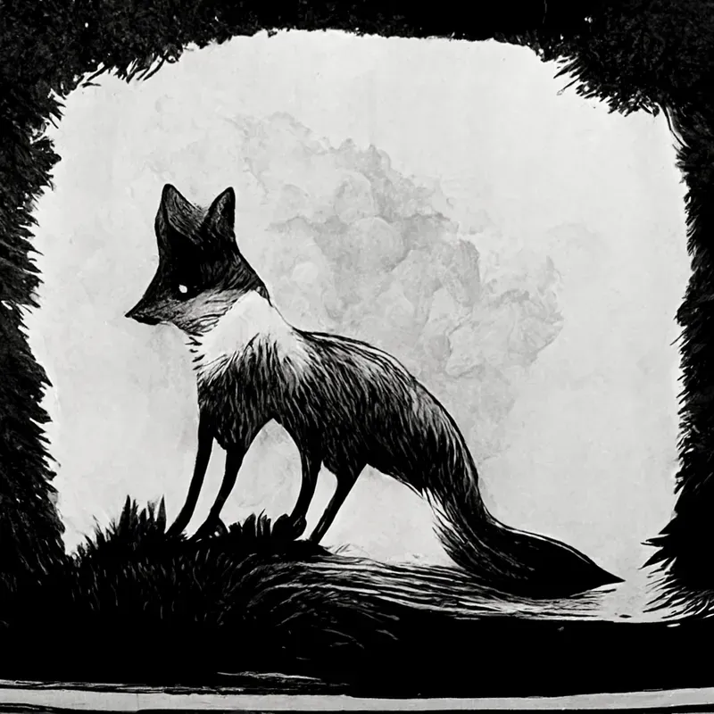 Black Ink Graphic Novel Illustrations