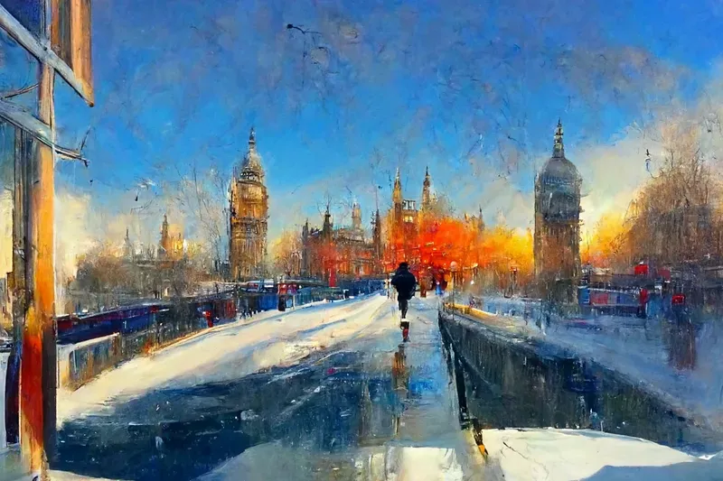 Edgy Modern Impressionist Landscapes and Cityscapes