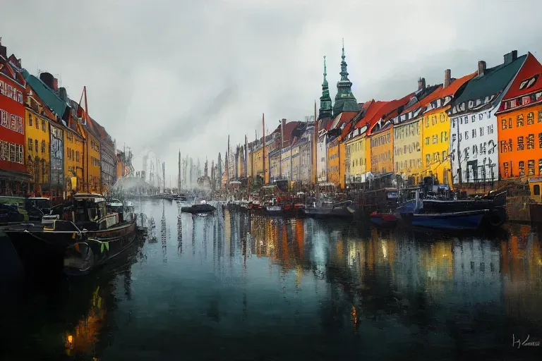 Edgy Modern Impressionist Landscapes and Cityscapes