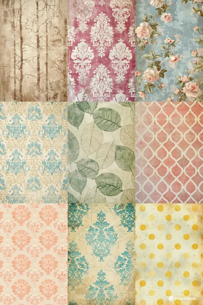Elegance Vintage Wallpaper Patterns