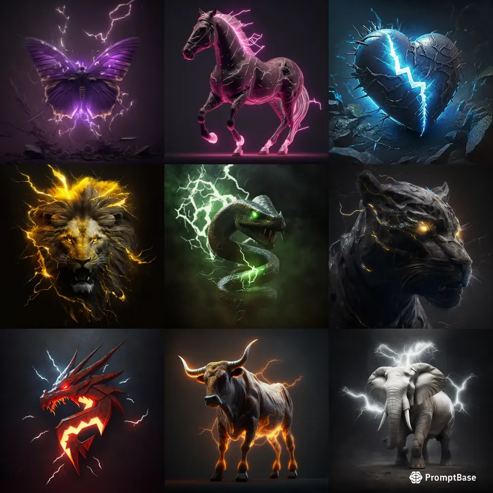 Lightning Animals