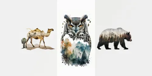 Special Animal Posters generated by midjourney