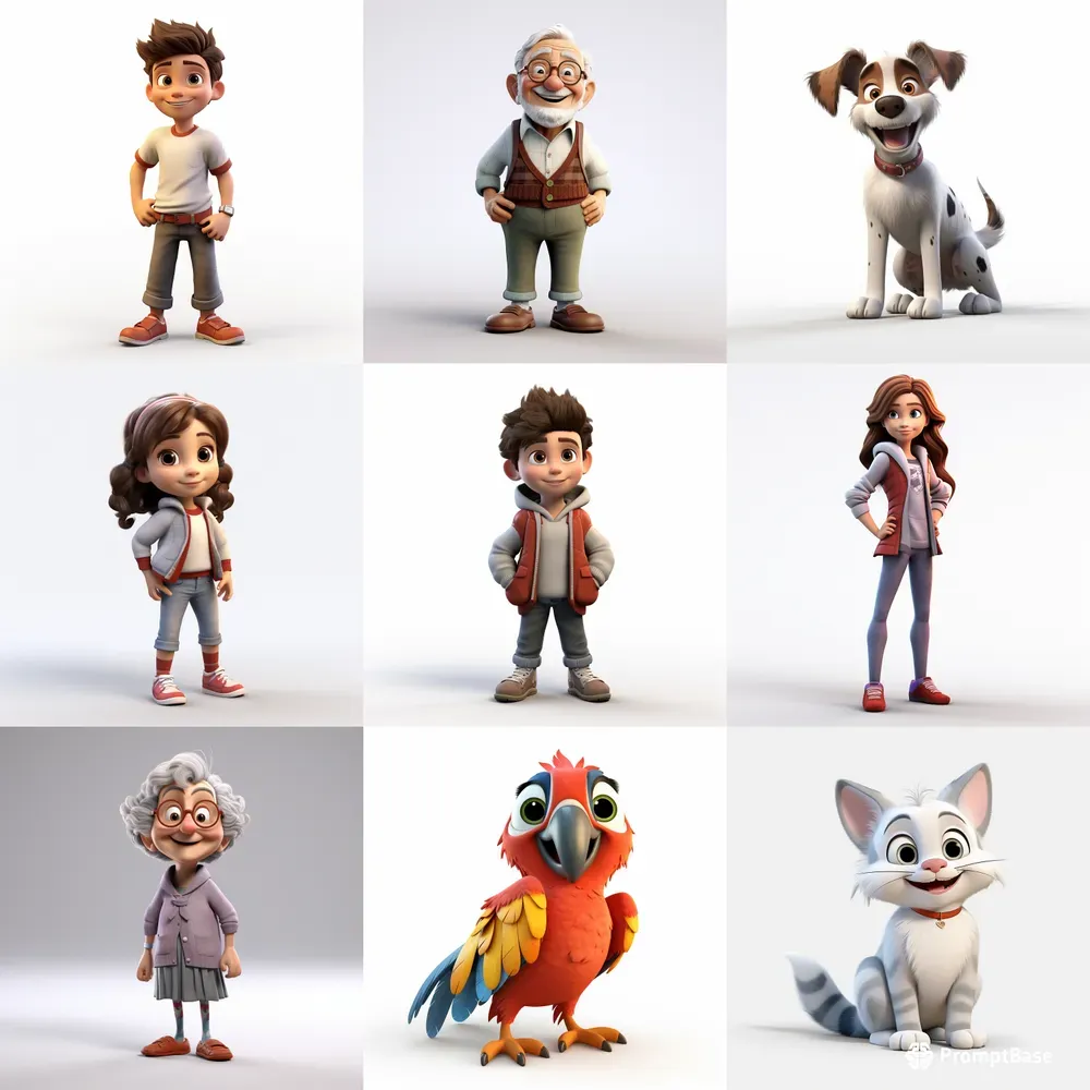 Disney Style Characters