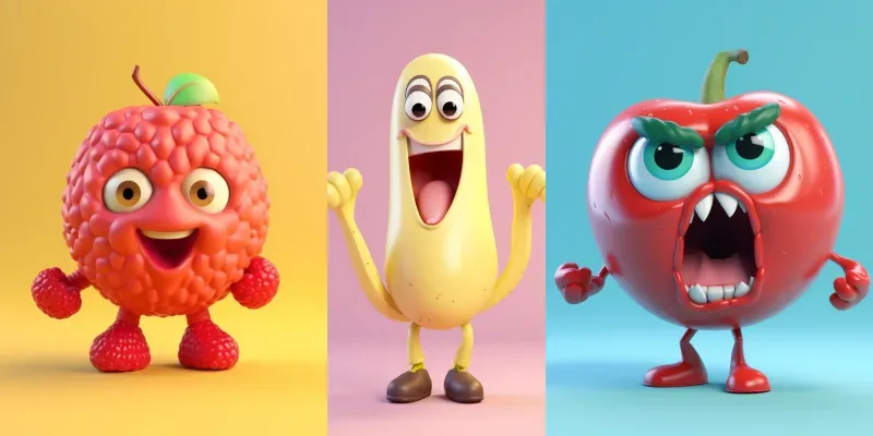 Pixar Style Plant Emotions generated by undefined