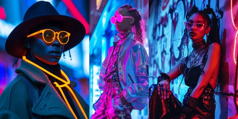 Neon Street Style generated by undefined