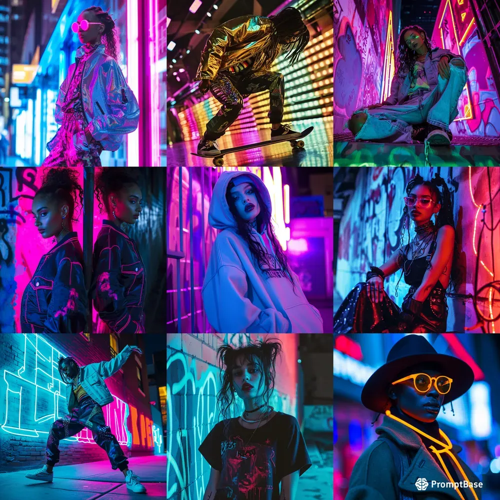 Neon Street Style