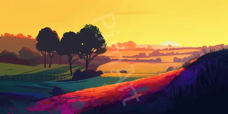 Calm Art Illustrations
