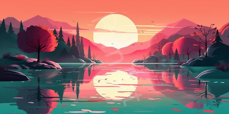 Calm Art Illustrations