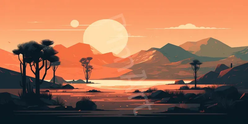 Calm Art Illustrations