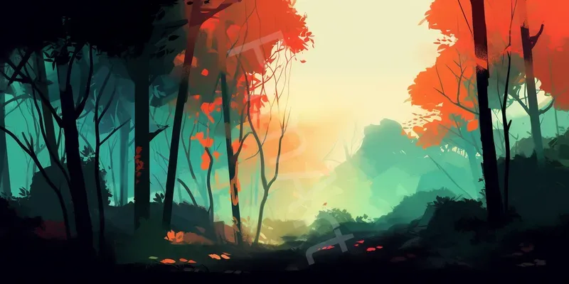 Calm Art Illustrations