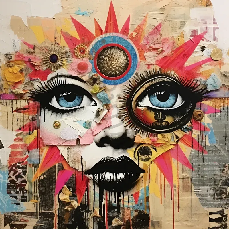 Chaotic Collage Art