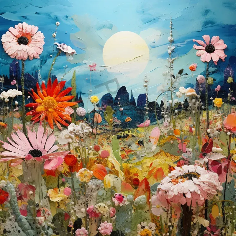 Chaotic Collage Art