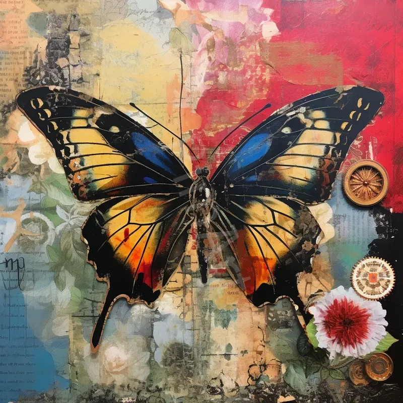 Chaotic Collage Art
