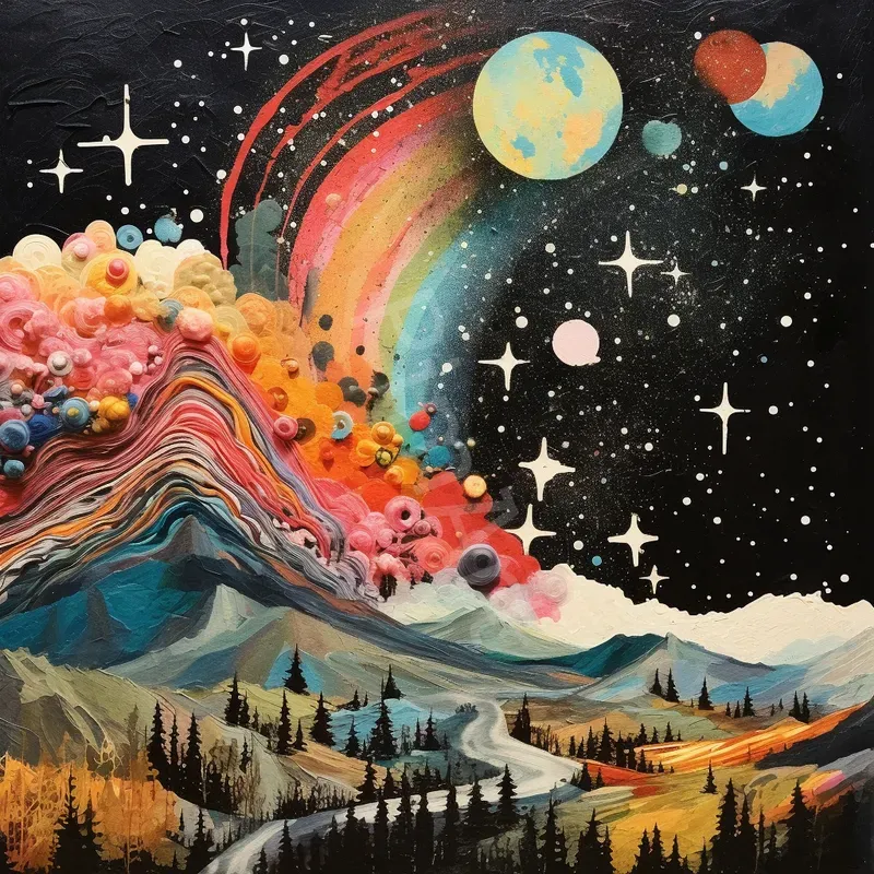 Chaotic Collage Art
