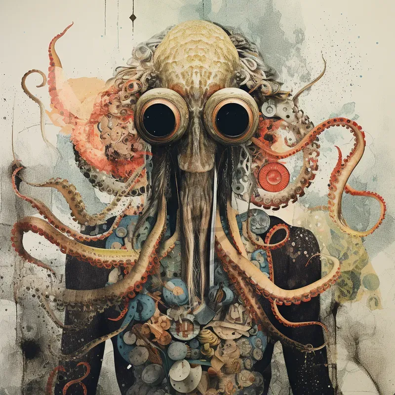 Chaotic Collage Art