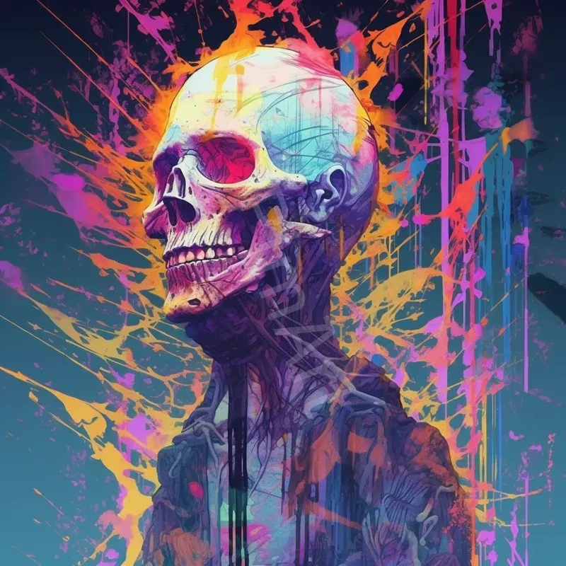 Weird Psychedelic Glitch Art