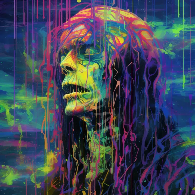 Weird Psychedelic Glitch Art