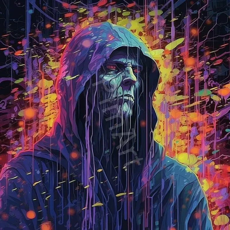 Weird Psychedelic Glitch Art