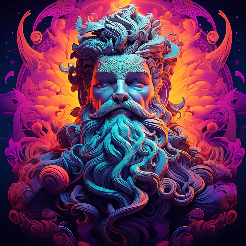 Colourful Decorated Portraits