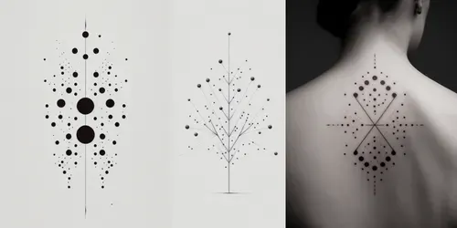 Minimal Tattoo Vibes generated by midjourney