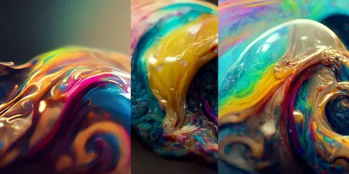 Liquid Color Wallpaper generated by midjourney