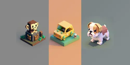 Minecraft Characters generated by midjourney
