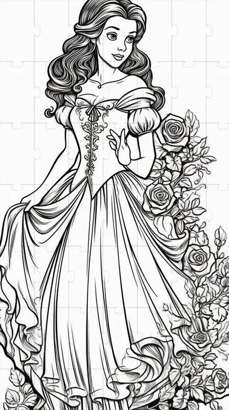 Disney Princess Coloring Pages