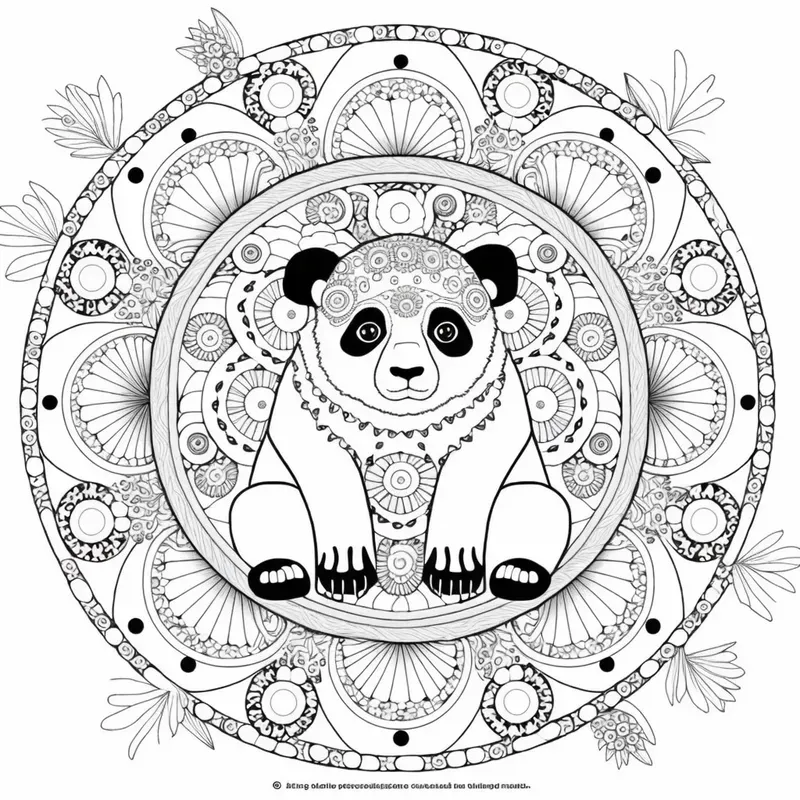 Animal Mandala Coloring Pages