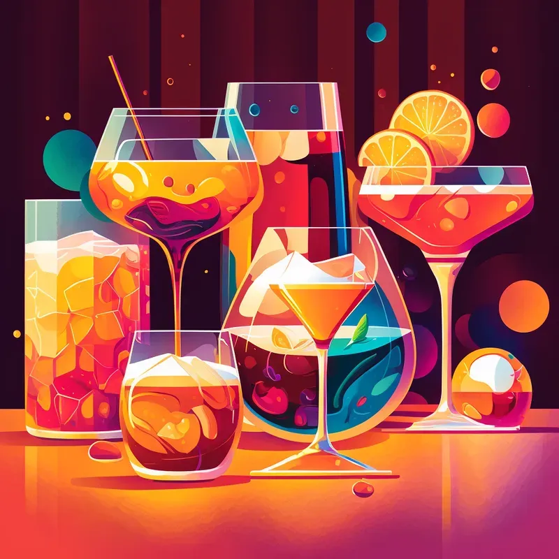 Vibrant Cocktails