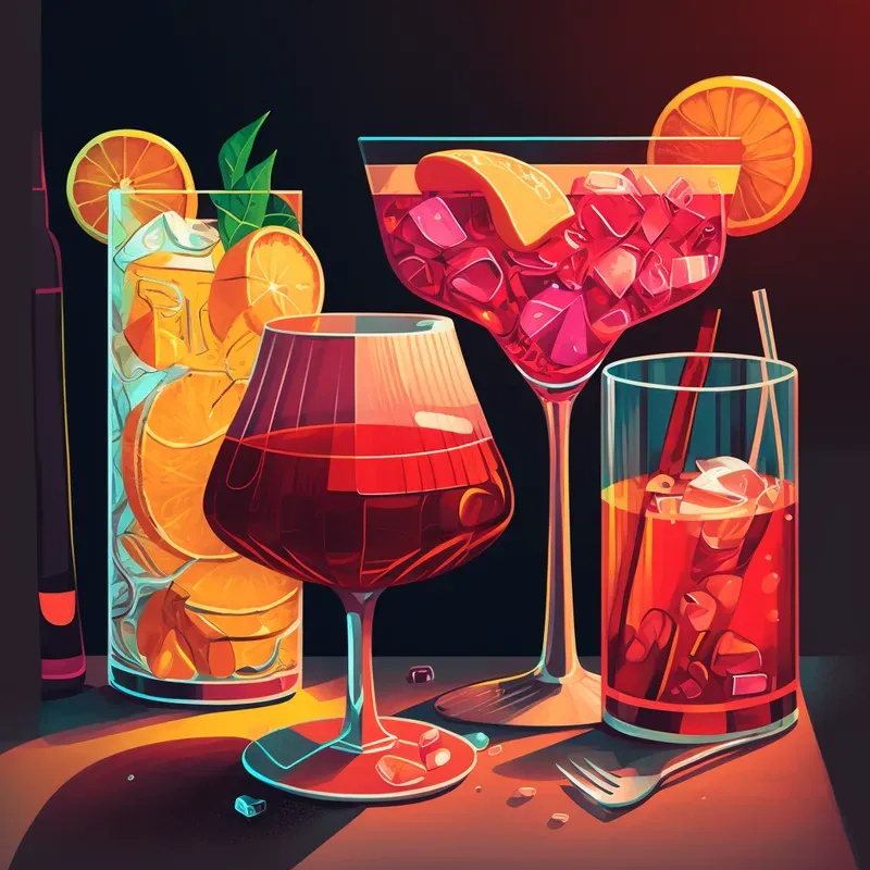 Vibrant Cocktails