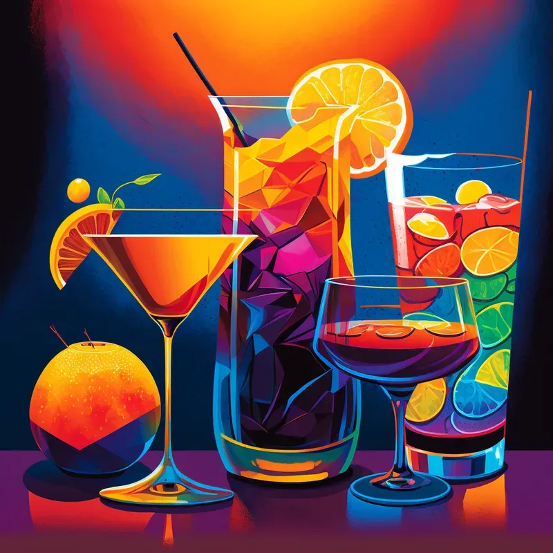 Vibrant Cocktails