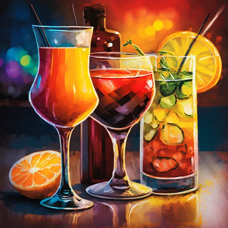 Vibrant Cocktails