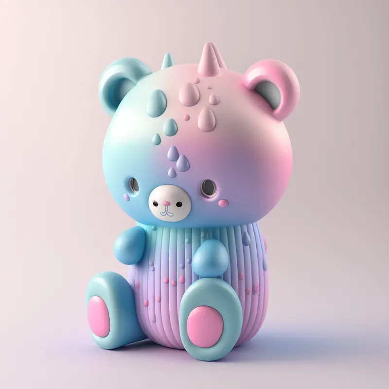Rainbow Kawaii Animals