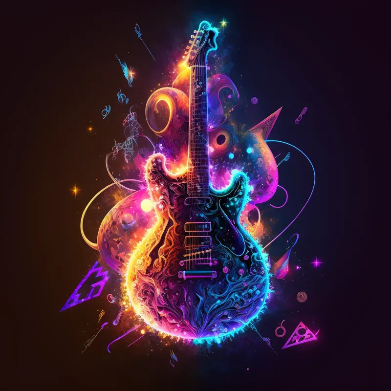 Glowing Neon Art