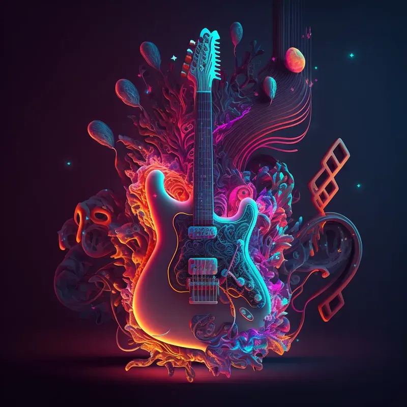 Glowing Neon Art