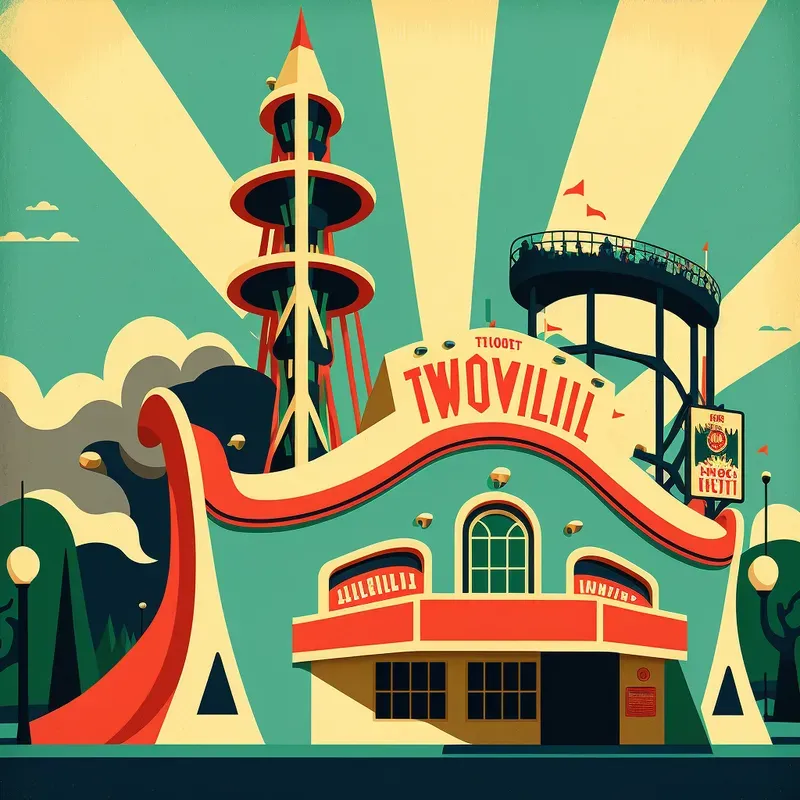 Vintage Tivoli Poster Style Images