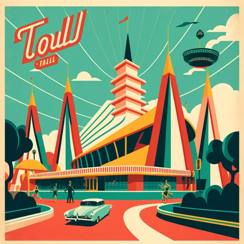 Vintage Tivoli Poster Style Images