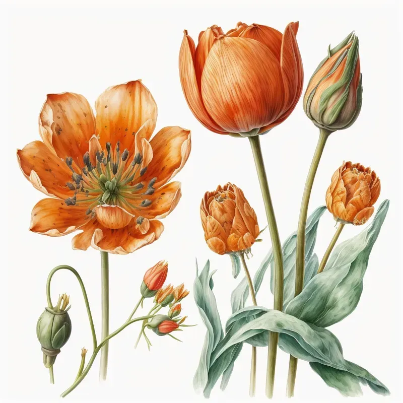 Botanical Watercolor Illustrations