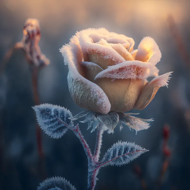 Frosted Flower Photography