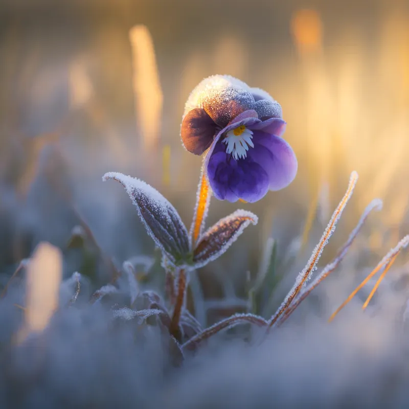 Frosted Flower Photography
