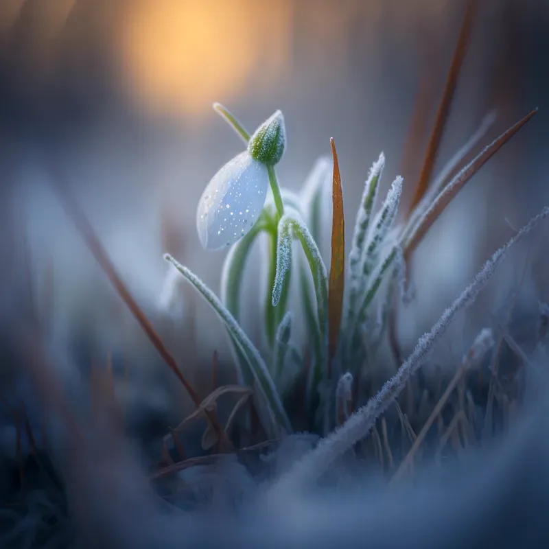 Frosted Flower Photography