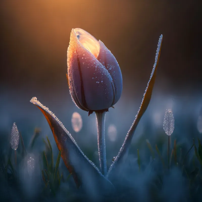 Frosted Flower Photography