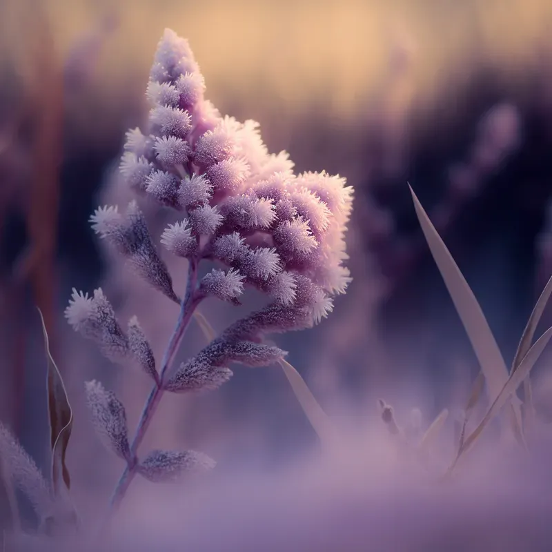 Frosted Flower Photography