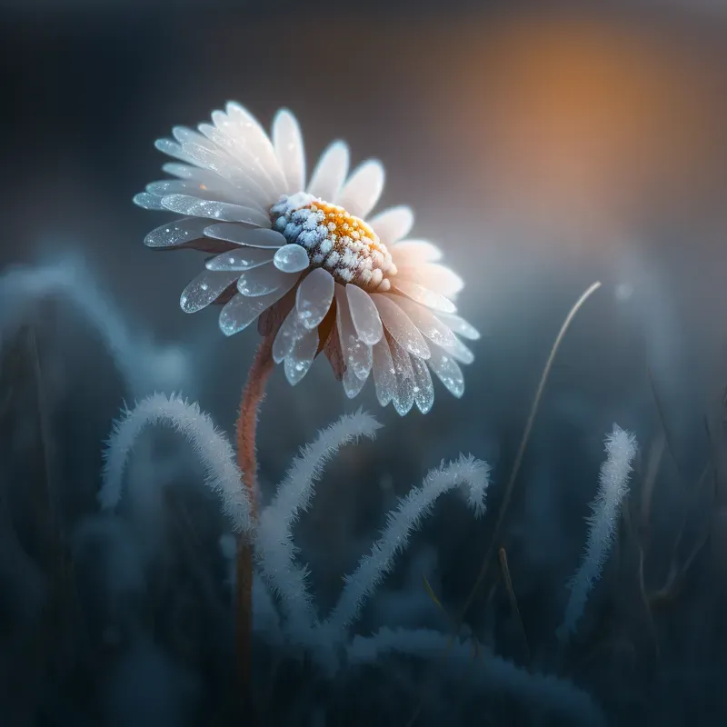 Frosted Flower Photography