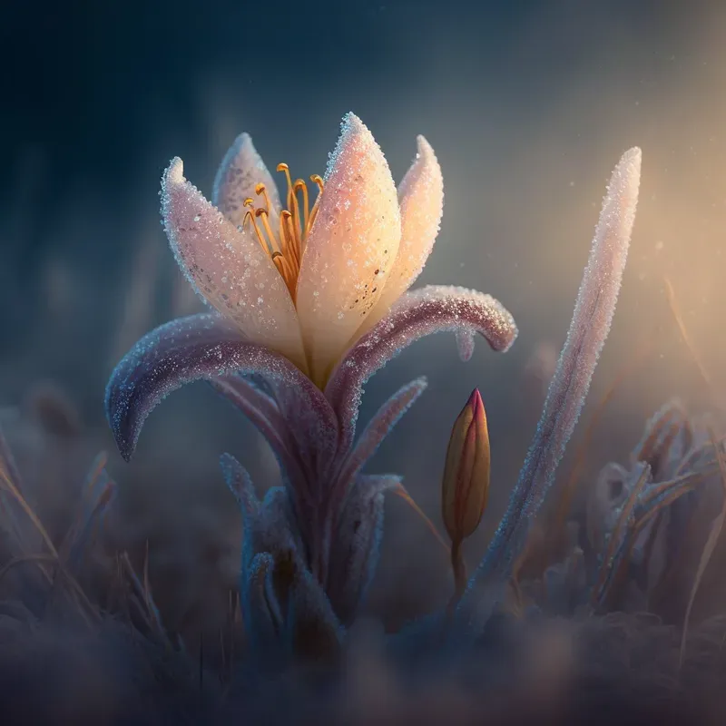 Frosted Flower Photography