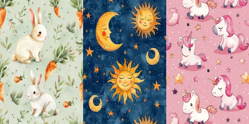 Cute Patterns For Children generated by undefined