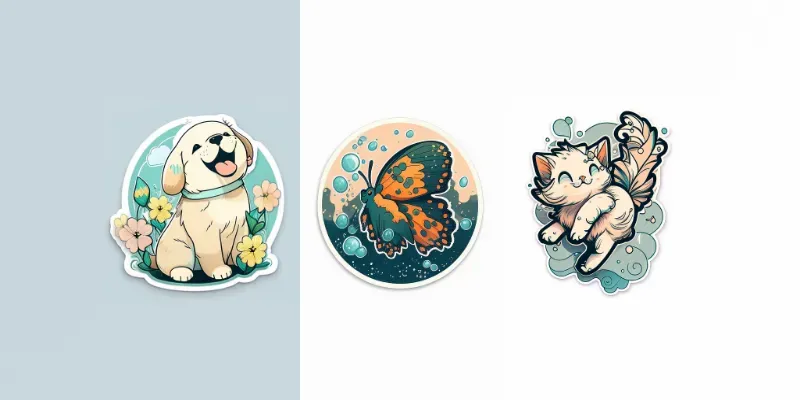 Whimsical Stickers generated by undefined