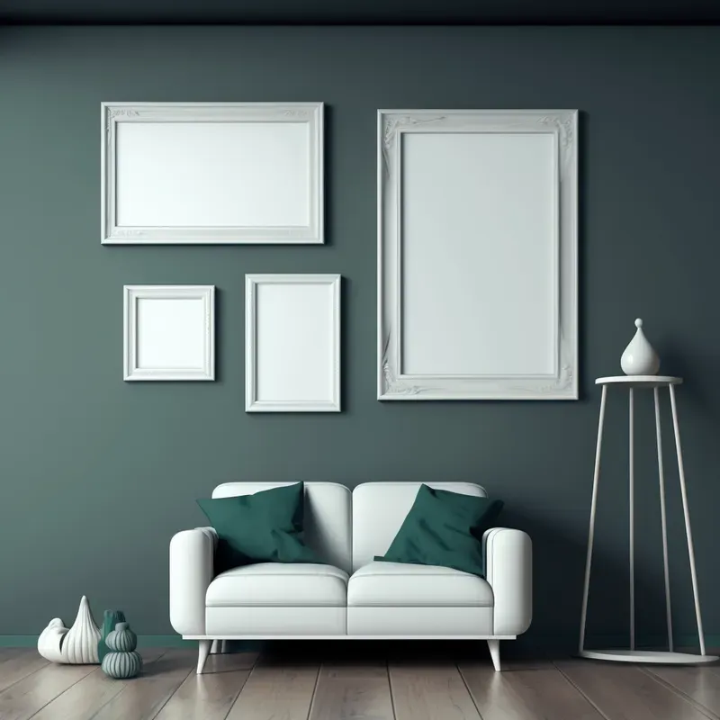 Empty Frame Art Wall Interior Designs