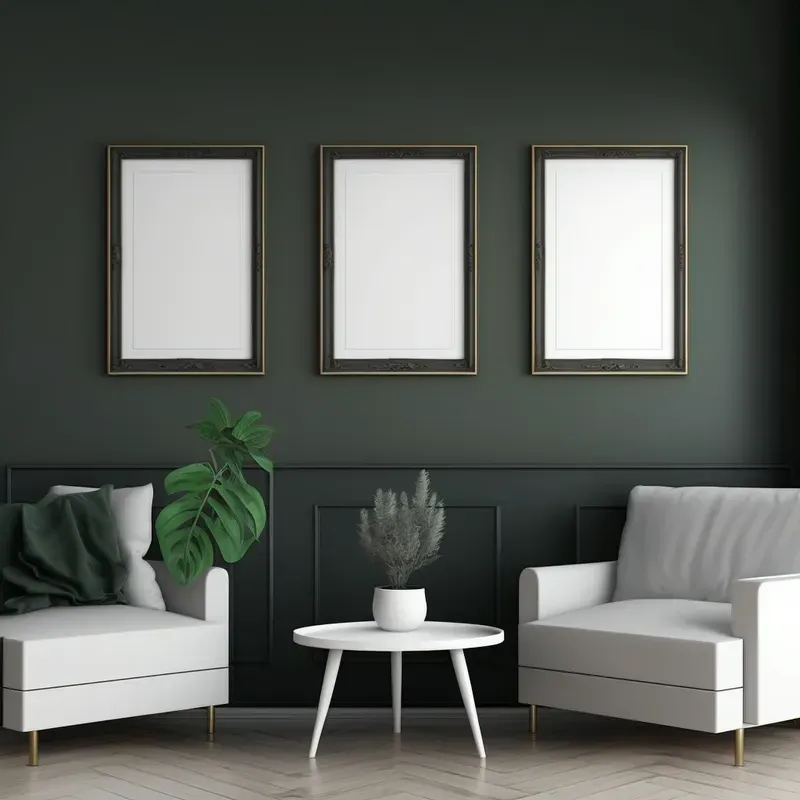 Empty Frame Art Wall Interior Designs