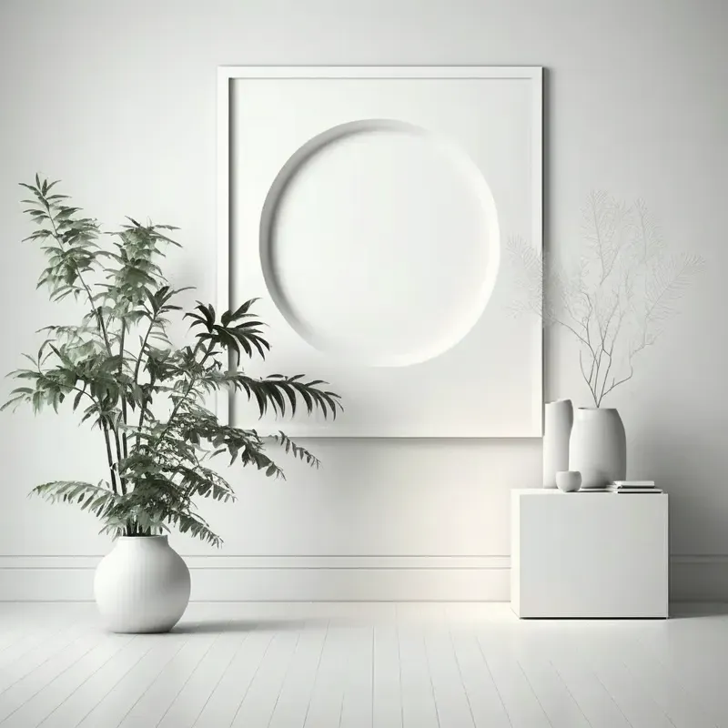 Empty Frame Art Wall Interior Designs